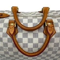 Speedy 35 Damier Azur personalizzato LV