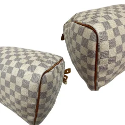 Speedy 35 Damier Azur personalizzato LV