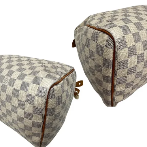 Speedy 35 Damier Azur personalizzato LV