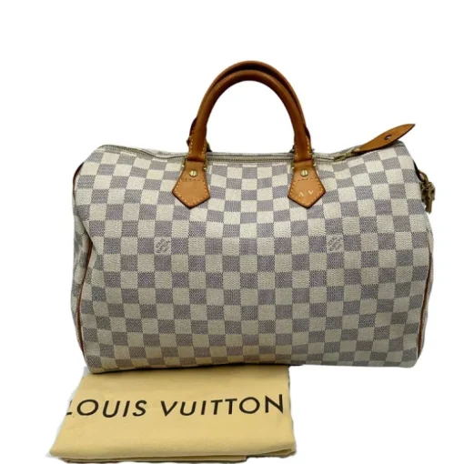 Speedy 35 Damier Azur personalizzato LV