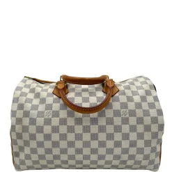 Speedy 35 Damier Azur personalizzato LV