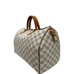 Speedy 35 Damier Azur personalizzato LV
