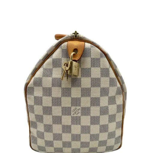 Speedy 35 Damier Azur personalizzato LV