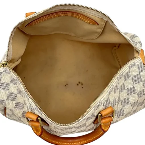 Speedy 35 Damier Azur personalizzato LV