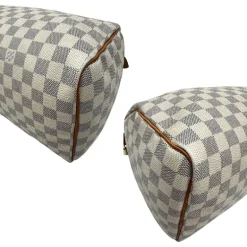 Speedy 35 Damier Azur personalizzato LV