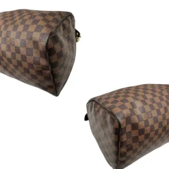 Speedy 35 Damier Ebène LV personalizzato
