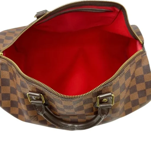 Speedy 35 Damier Ebène LV personalizzato