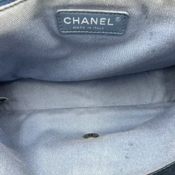 Stitched Chevron Calfskin Chain Flap Chanel