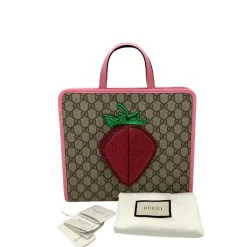 Tote fragola Gucci Kids