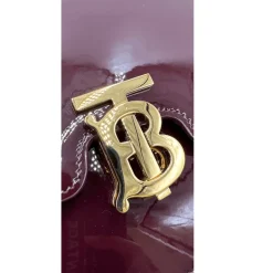 Tracolla Burberry vernis TB