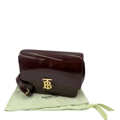 Tracolla Burberry vernis TB