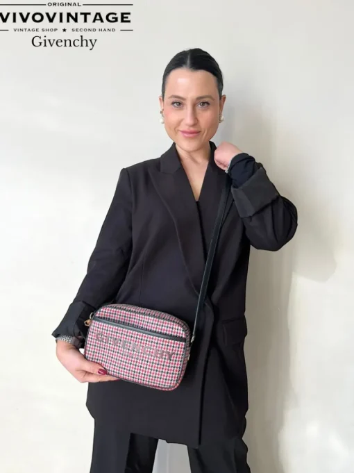 Tracolla Givenchy Bond Houndstooth