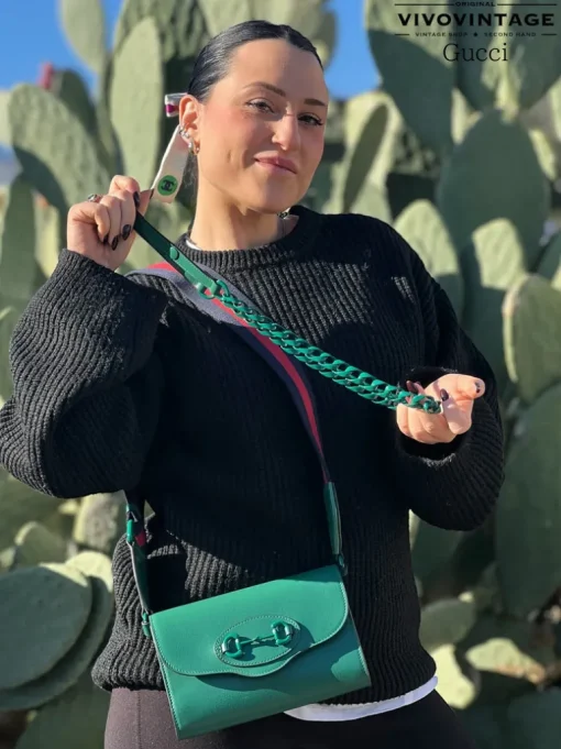 Tracolla Gucci Horsebit