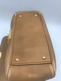 Tracolla Miu Miu cammello