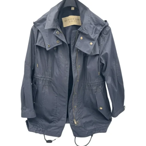 Trench Burberry blu tg 40
