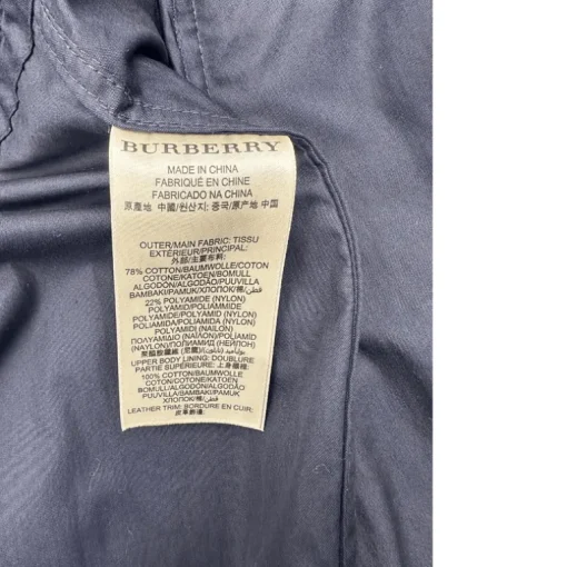 Trench Burberry blu tg 40