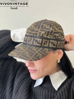 Berretto Fendi zucca tg M