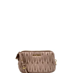 Pochette Miu Miu gaufré