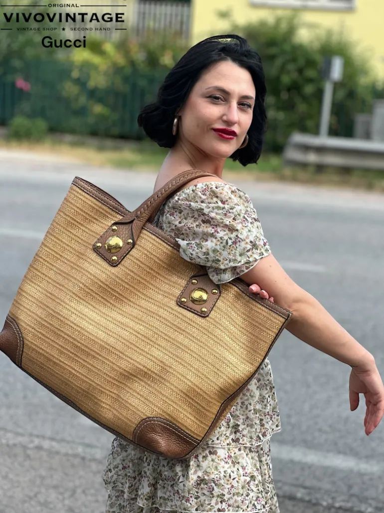 Shopping Gucci rafia