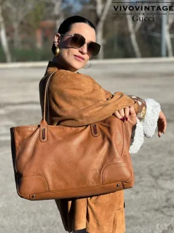 Tote Gucci cognac